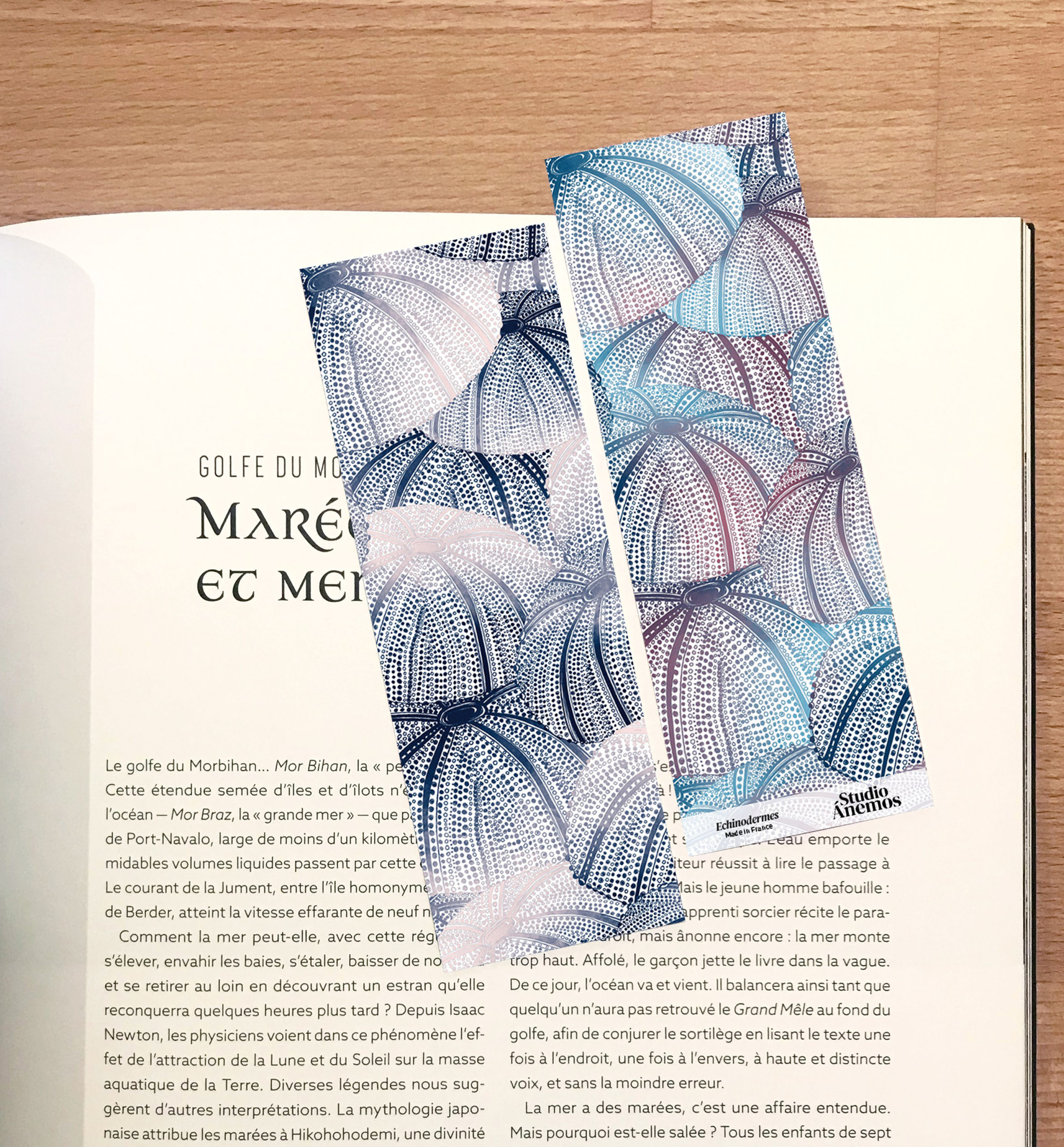 ECHINODERMES Marque page