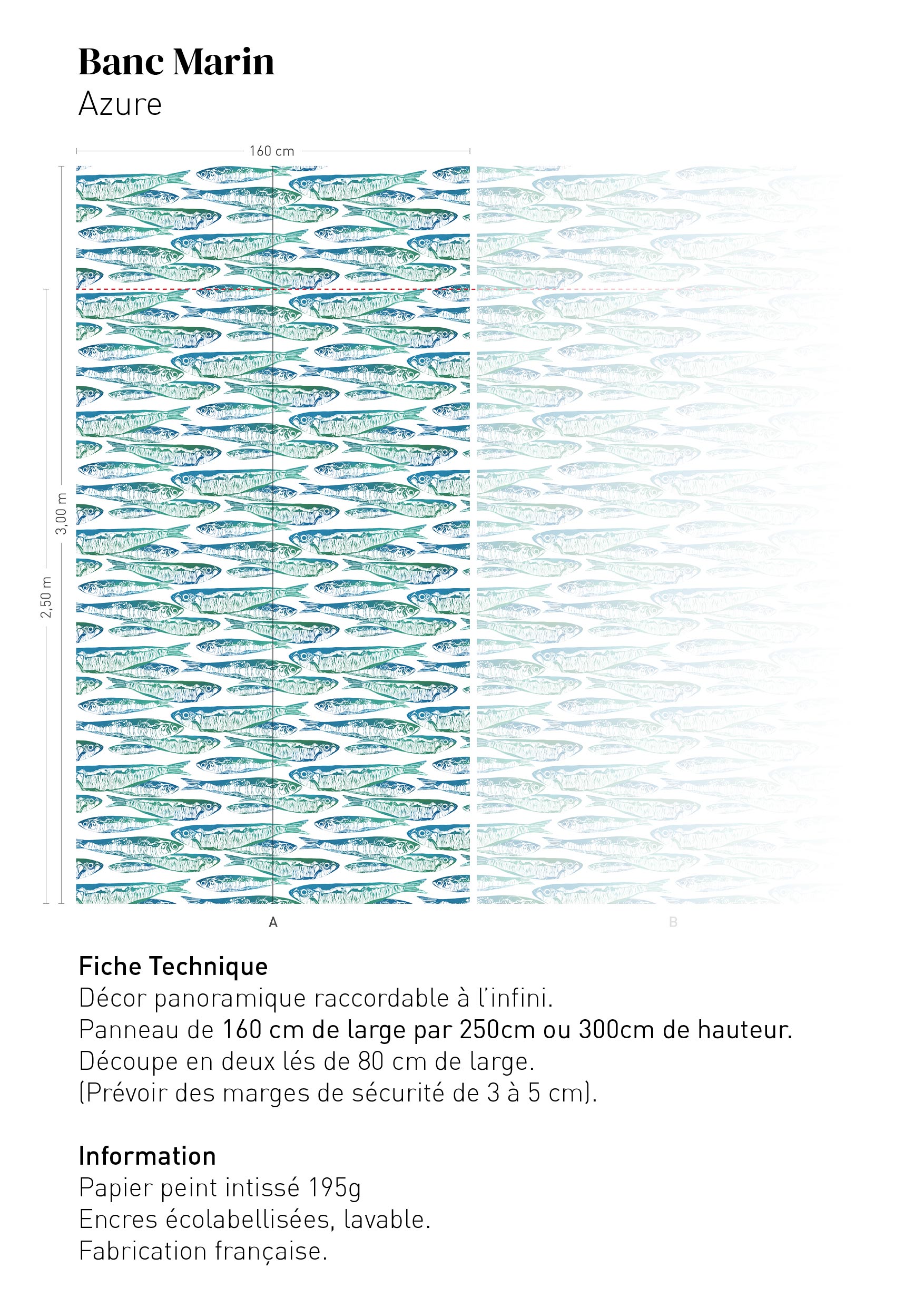 Fiche technique Banc Marin - AZURE
