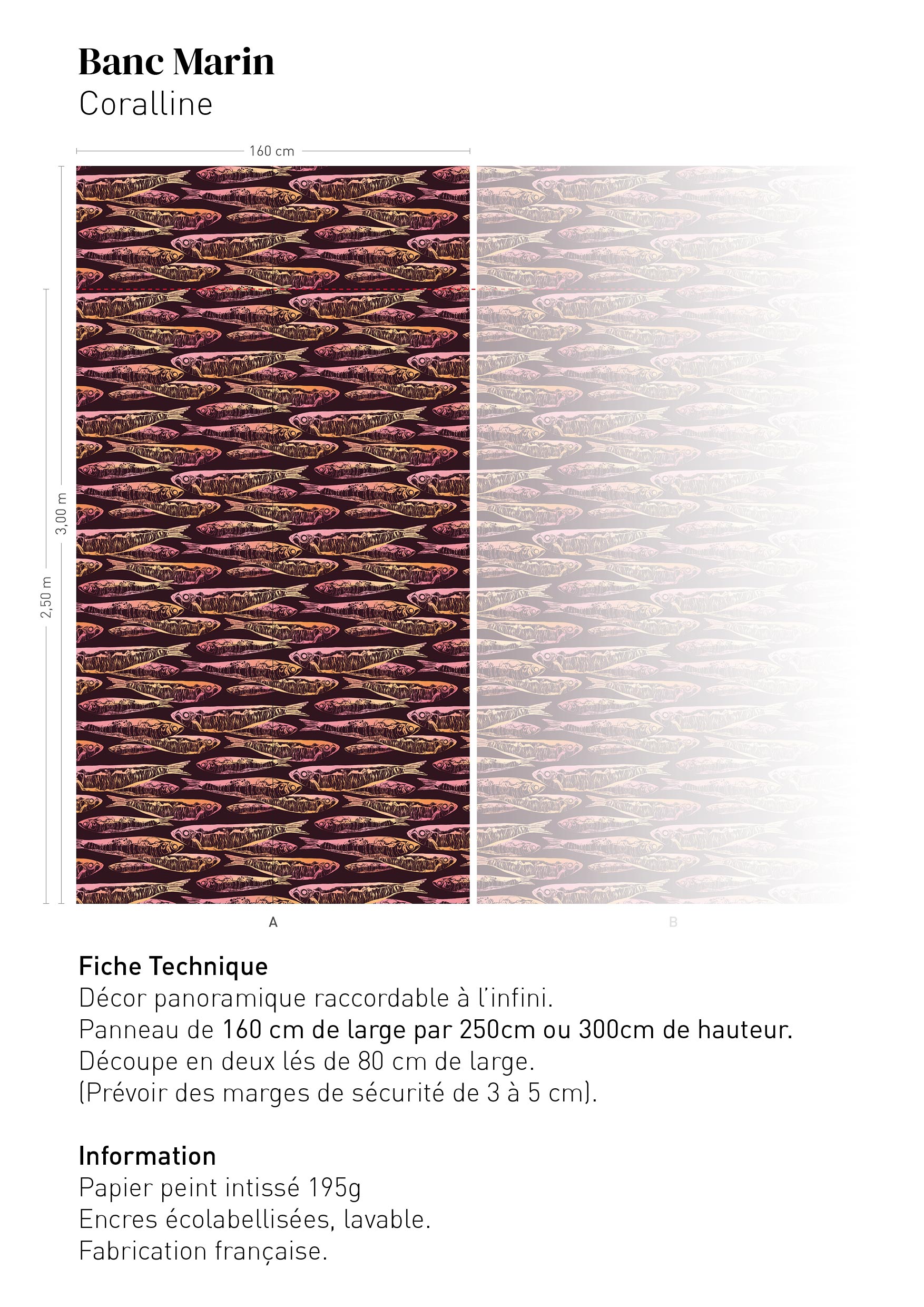 Fiche technique Banc Marin - CORALLINE